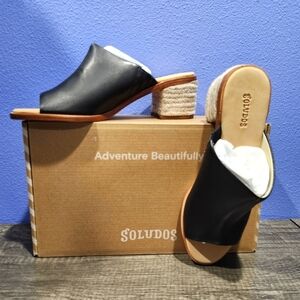 Soludos Capri Heeled Mules Slip On Size 8.5